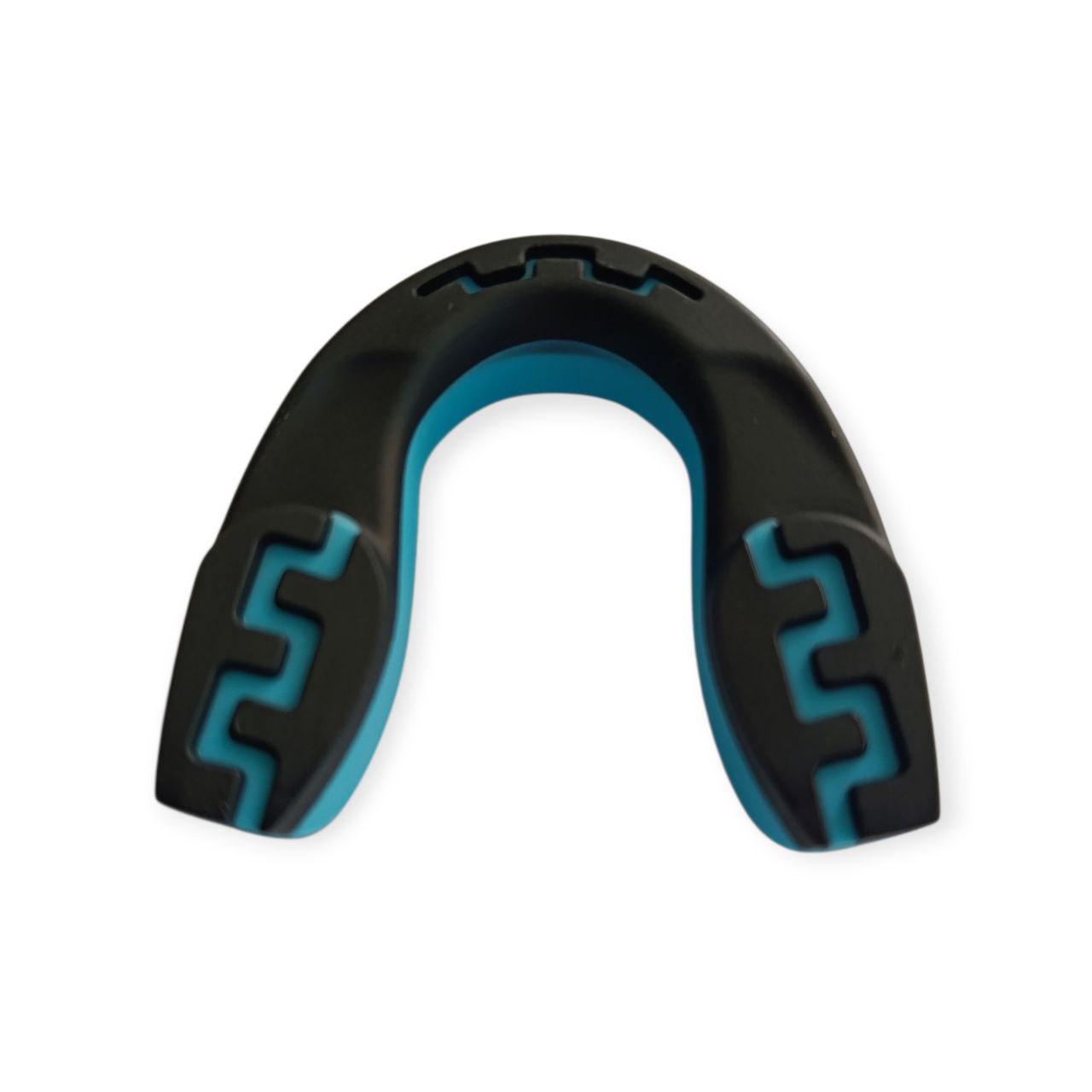 Капа боксерська дитяча POWER HC3-BK+BG чорно-бірюзова