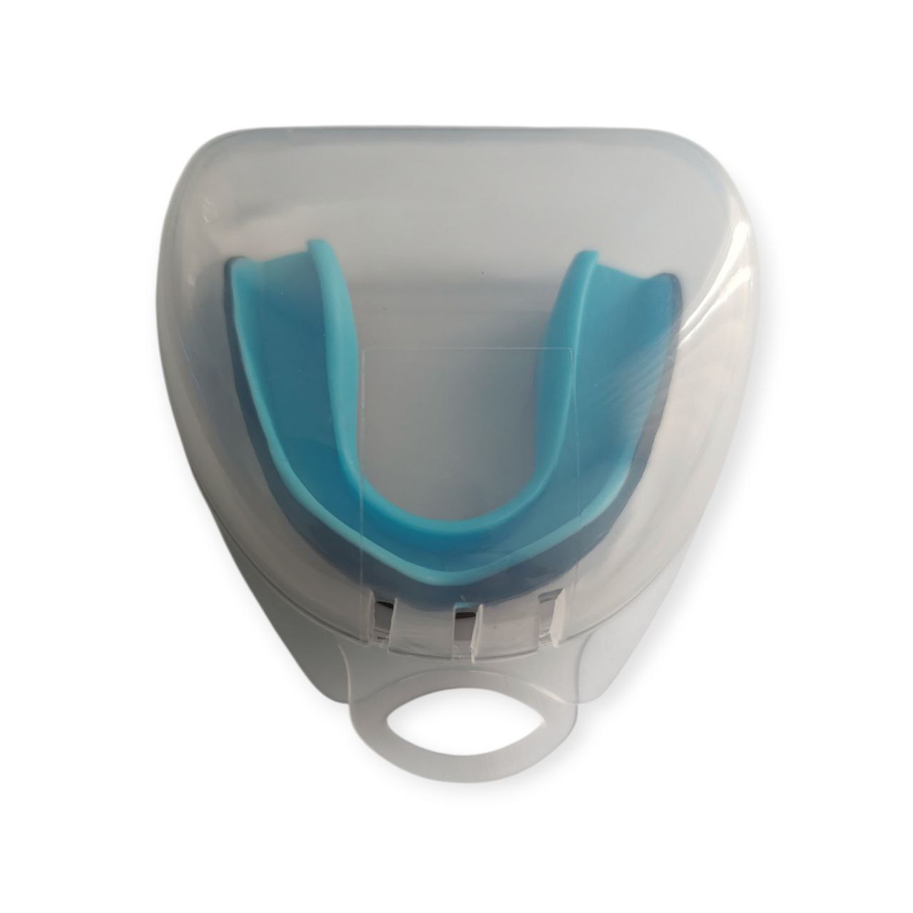 Капа боксерська дитяча POWER HC3-BK+BG чорно-бірюзова