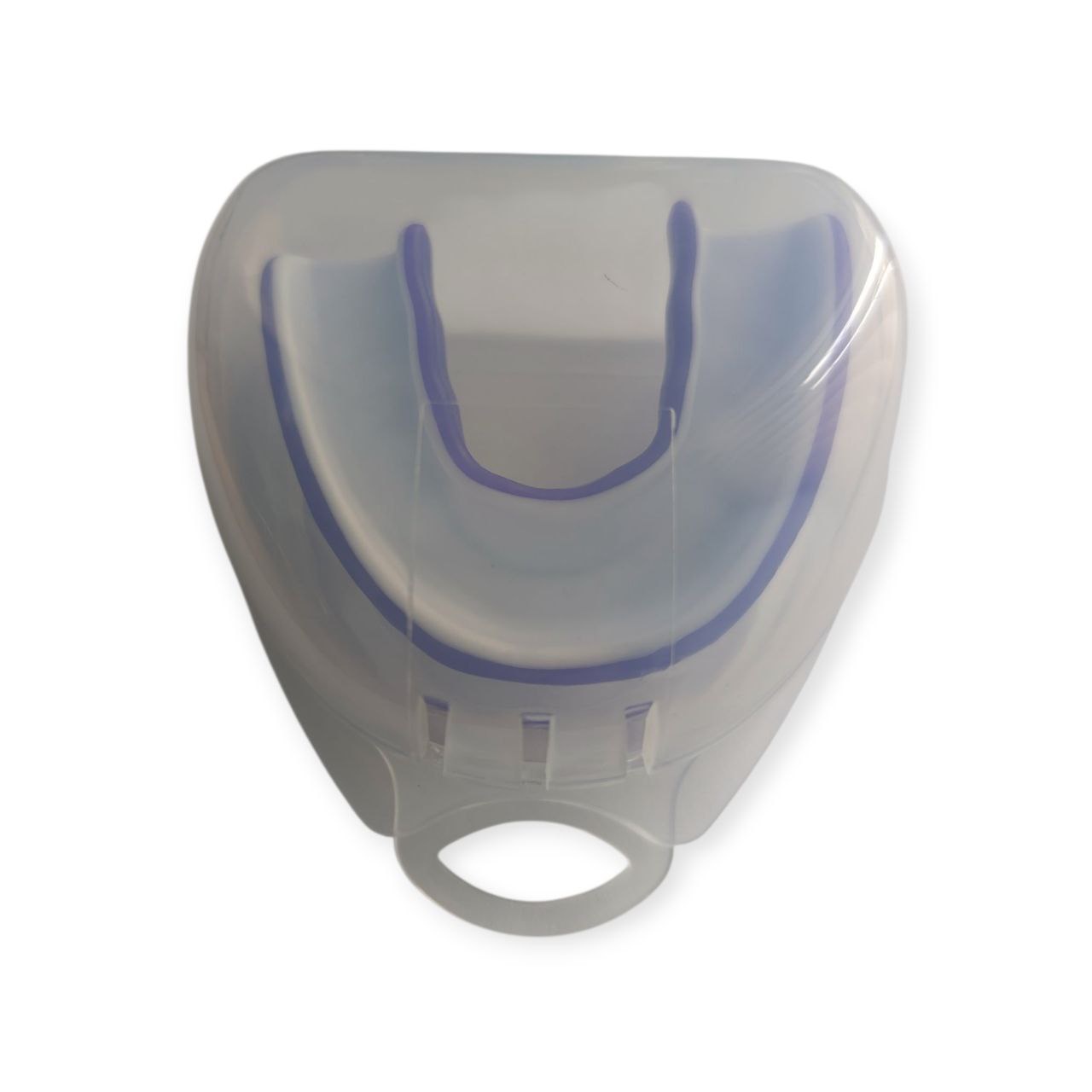 Капа боксерська дитяча POWER HC2PU+WT фіолетово-біла