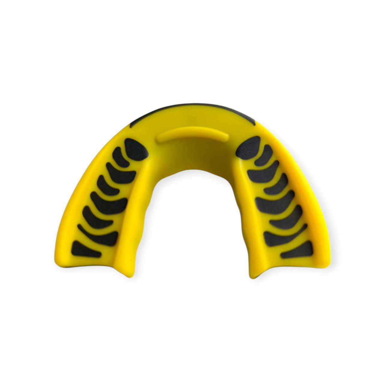 Капа боксерська дитяча POWER HC2-YE+BK жовто-чорна