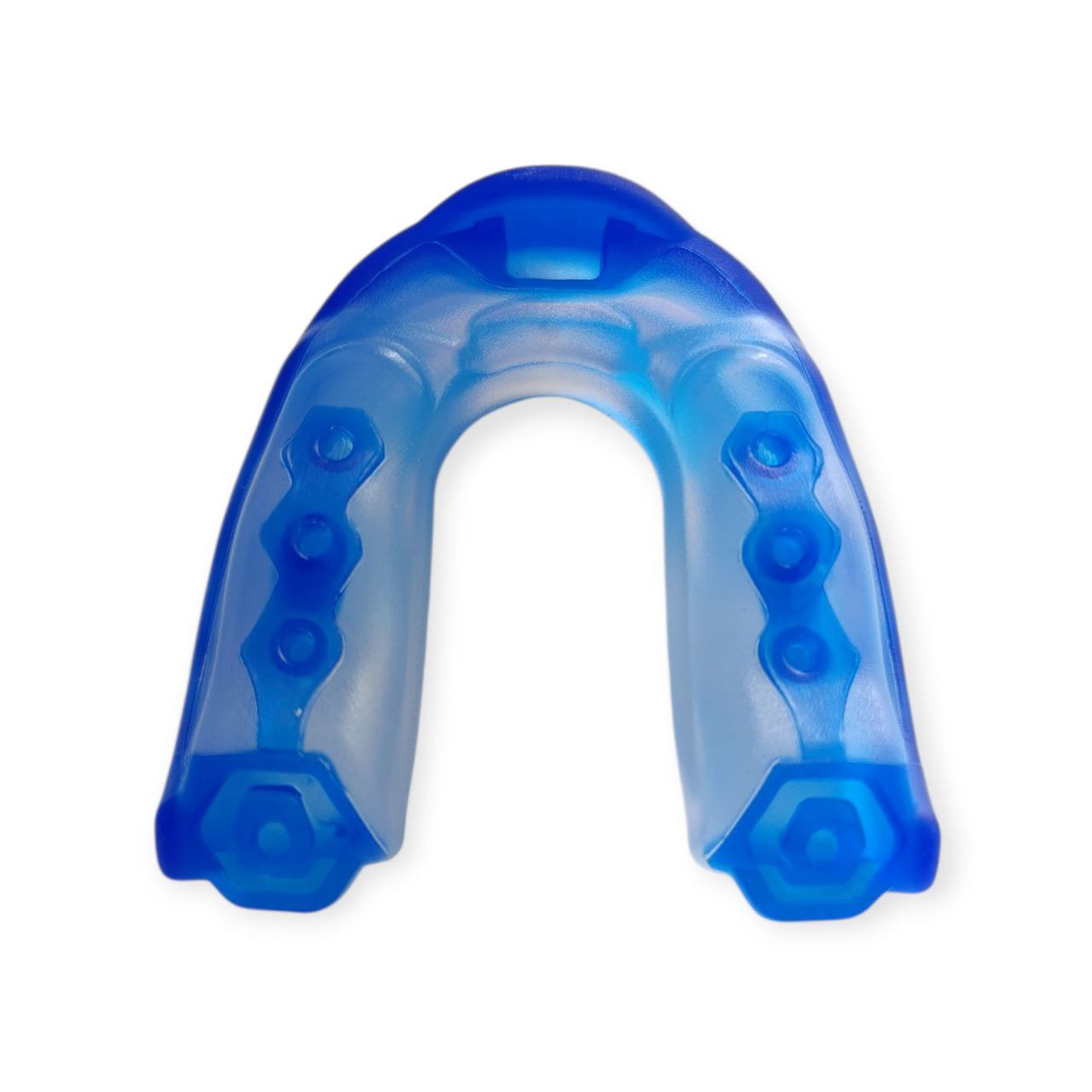 Капа боксерська дитяча POWER HC1-BL+TM синьо-прозора