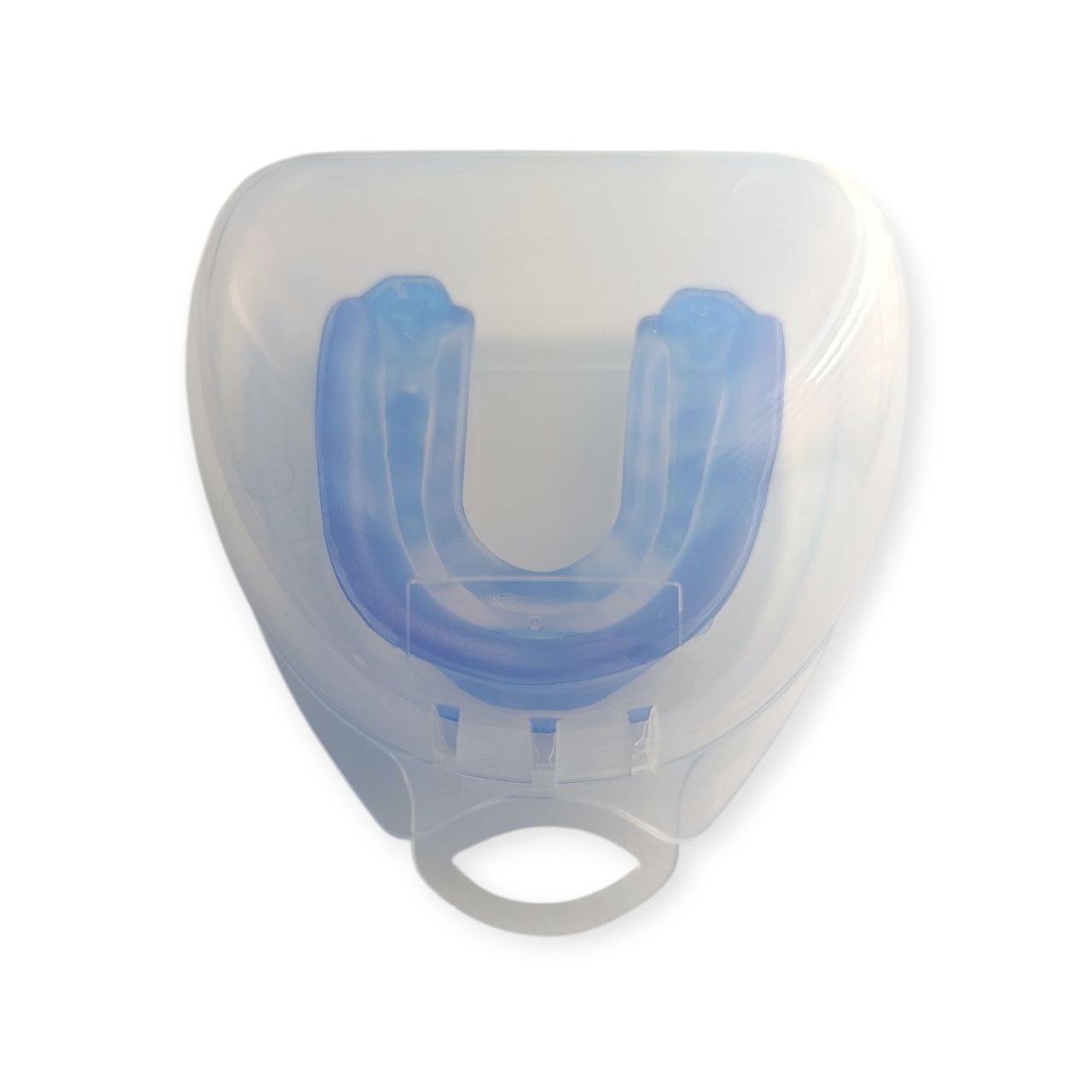 Капа боксерська дитяча POWER HC1-BL+TM синьо-прозора