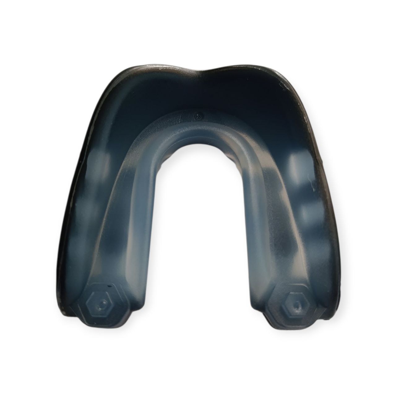 Капа боксерська дитяча POWER HC1-BK+TM чорно-прозора