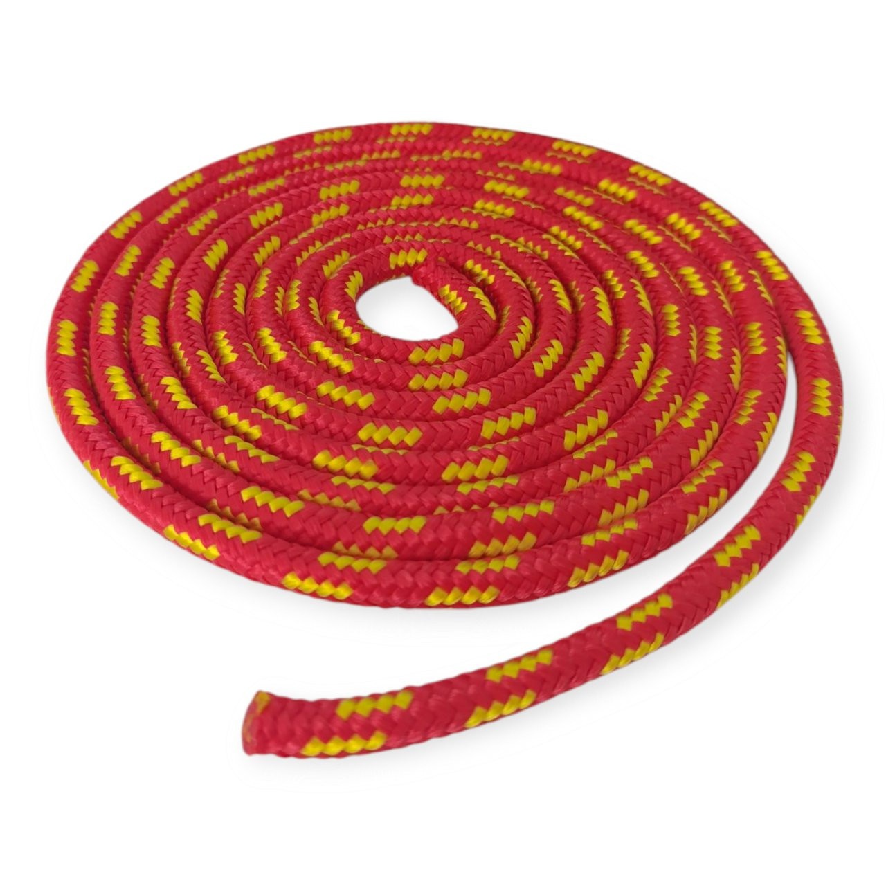 Скакалка гімнастична 3 м червоно-жовта TS02-rd-ye