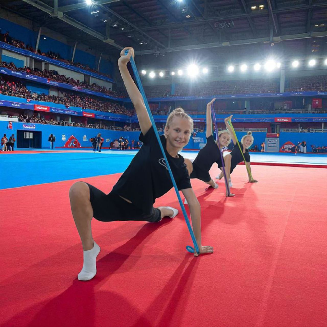 Скакалка гімнастична 3 м лазурна TS01-azure