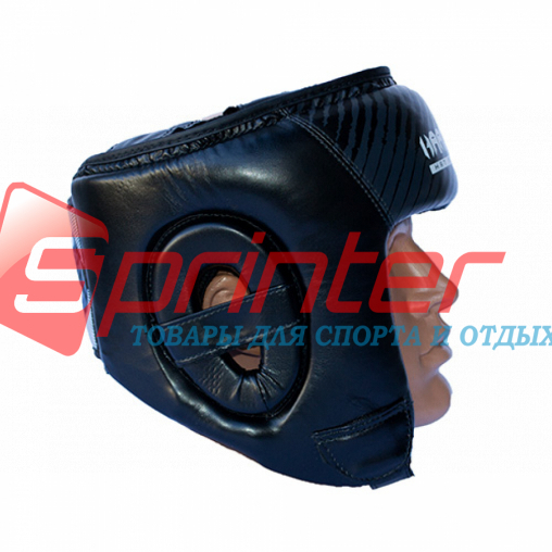 Шолом боксерський відкритий HARD TOUCH PU розмір S чорний