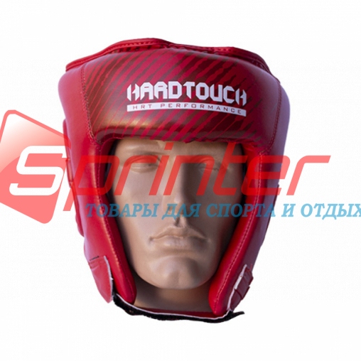 Шолом боксерський відкритий HARD TOUCH PU розмір S червоний