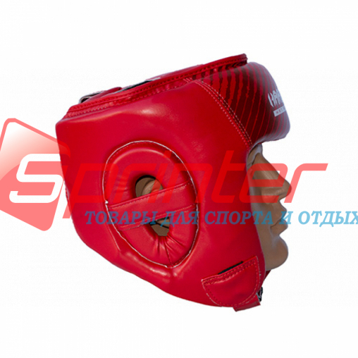 Шолом боксерський відкритий HARD TOUCH PU розмір S червоний