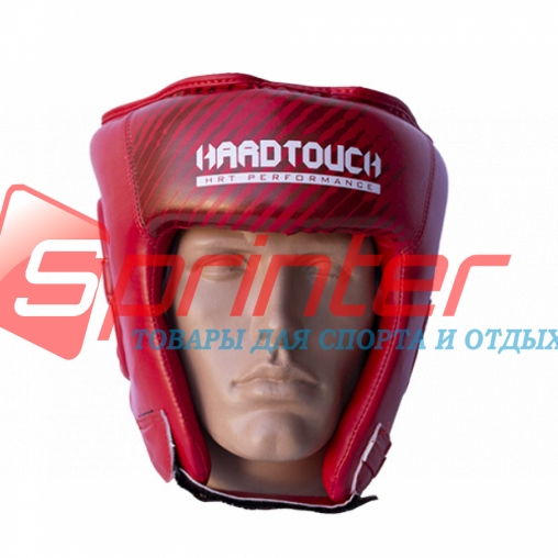 Шолом боксерський відкритий HARD TOUCH PU розмір М червоний