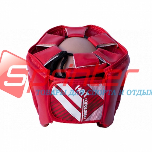Шолом боксерський відкритий HARD TOUCH PU розмір М червоний