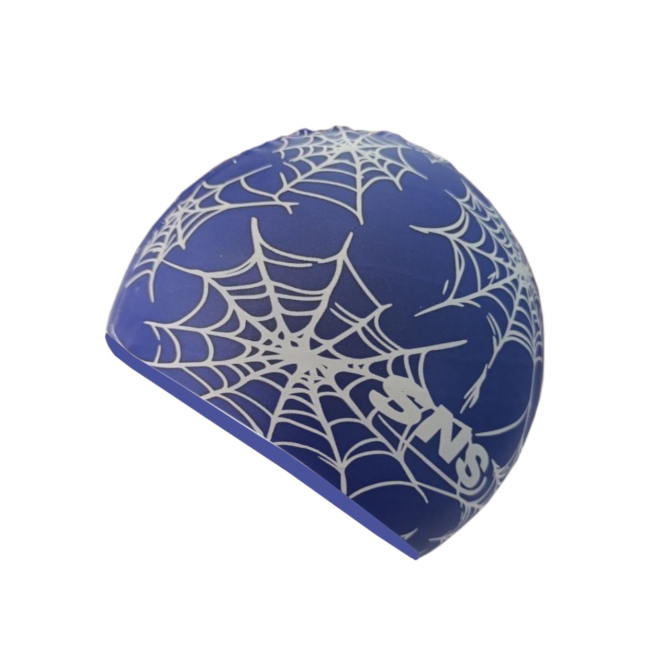 Шапочка для плавання силіконова COBWEB синя S25-ZW-blue