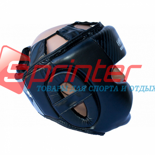 Шолом боксерський закритий HARD TOUCH PU розмір S чорний