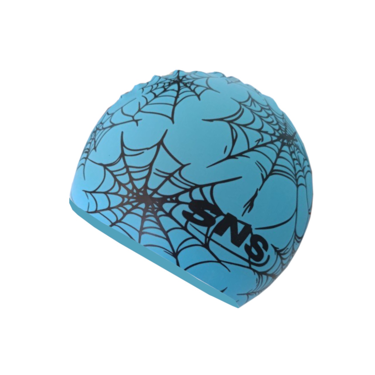 Шапочка для плавання силіконова COBWEB блакитна S25-ZW-azure