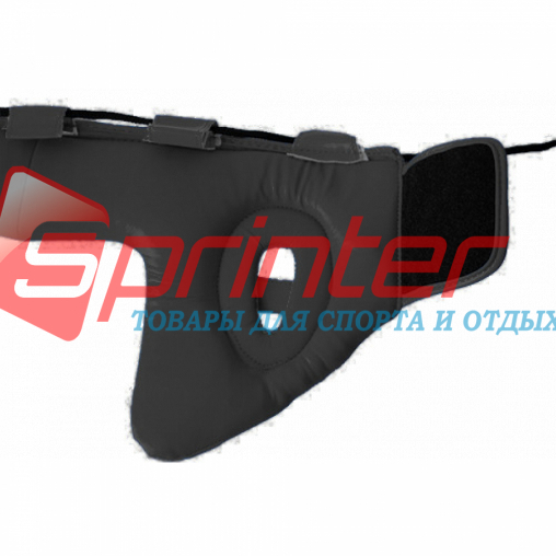 Шолом боксерський закритий HARD TOUCH PU розмір М чорний з хрестом