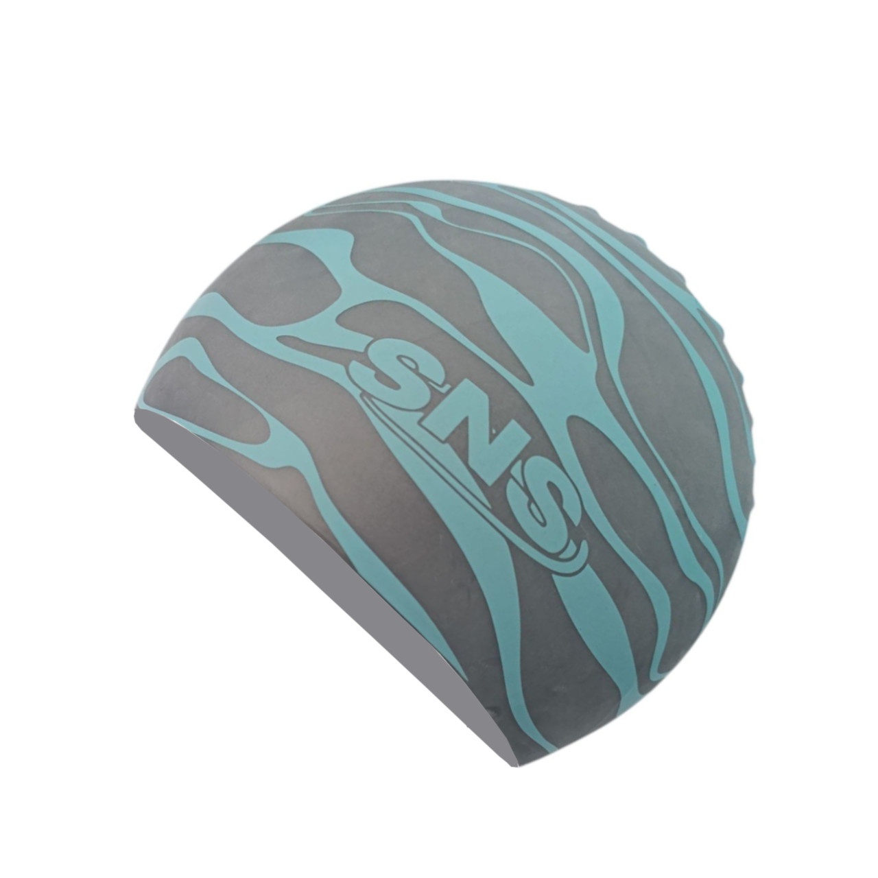 Шапочка для плавання силіконова WAVE сіра SC-SL-grey