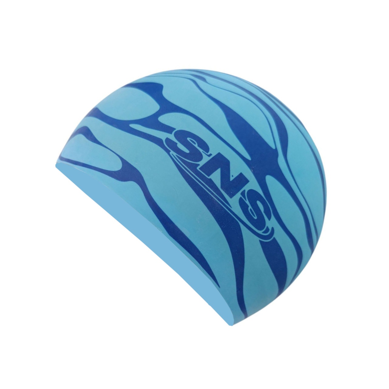 Шапочка для плавання силіконова WAVE блакитна SC-SL-azure