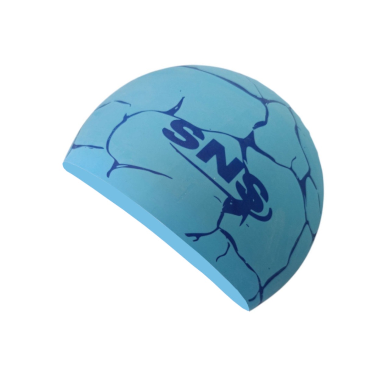 Шапочка для плавання силіконова WATER RIPPS блакитна SC-SW-azure