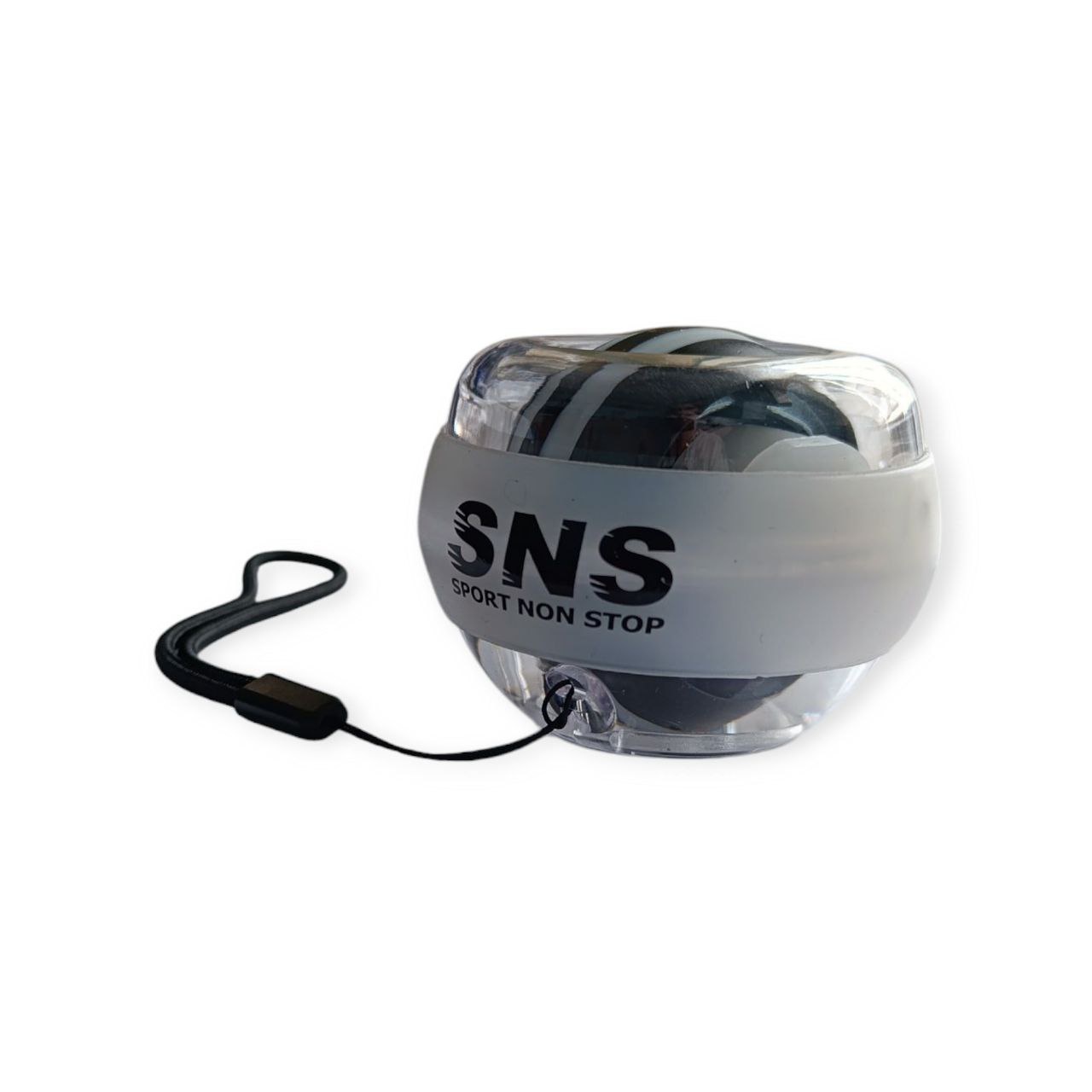 Еспандер кистьовий інерційний POWERBALL прозорий OSP-25-bk+tm