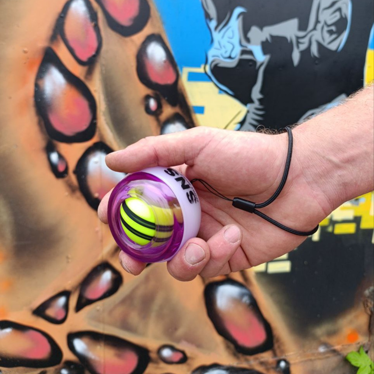 Еспандер кистьовий інерційний POWERBALL фіолетовий OSP-25-purple