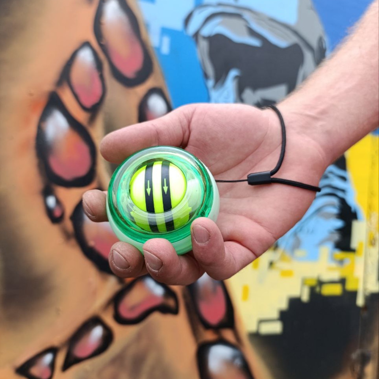 Еспандер кистьовий інерційний POWERBALL зелений OSP-25-green