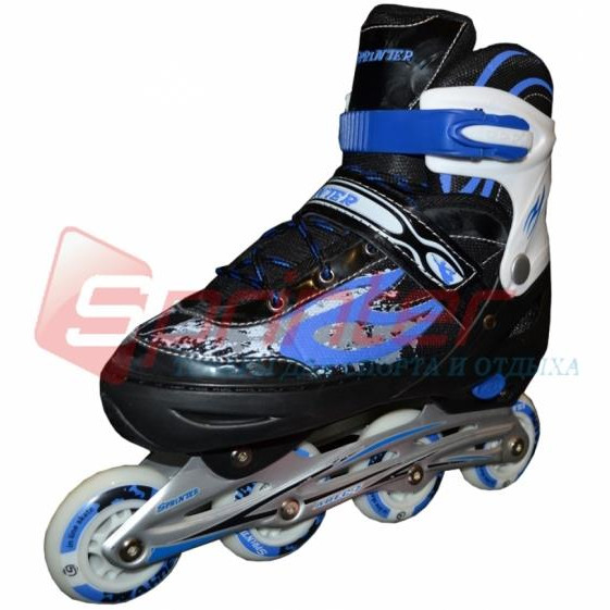 Ковзани роликові розмір L (40-43) сині 6068