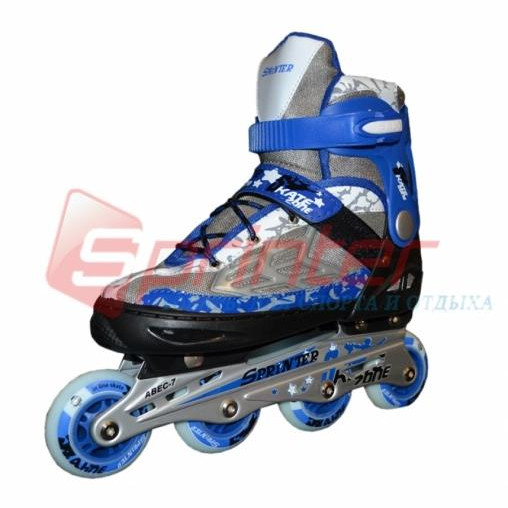 Ковзани роликові розмір L (40-43) сині 0813
