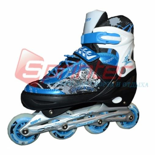 Ковзани роликові розмір L (40-43) сині 0816