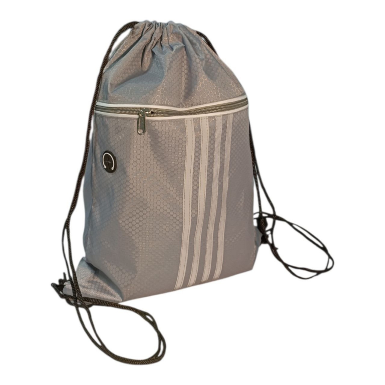 Рюкзак-мішок зі світловідбиваючими смугами CYM-03 light grey