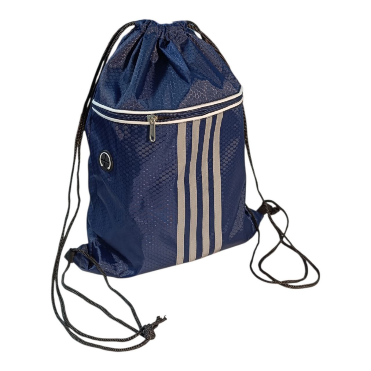 Рюкзак-мішок зі світловідбиваючими смугами синій CYM-03 tibetan blue