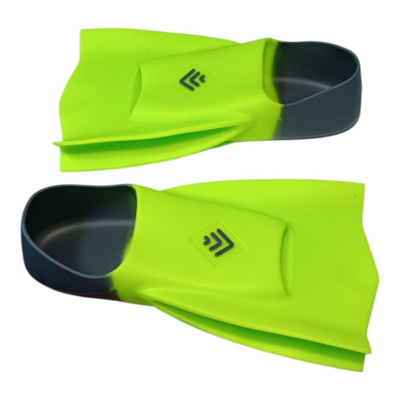 Ласти для плавання в басейні з роздвоєною лопаттю TE-06LGR-S розмір 38-39