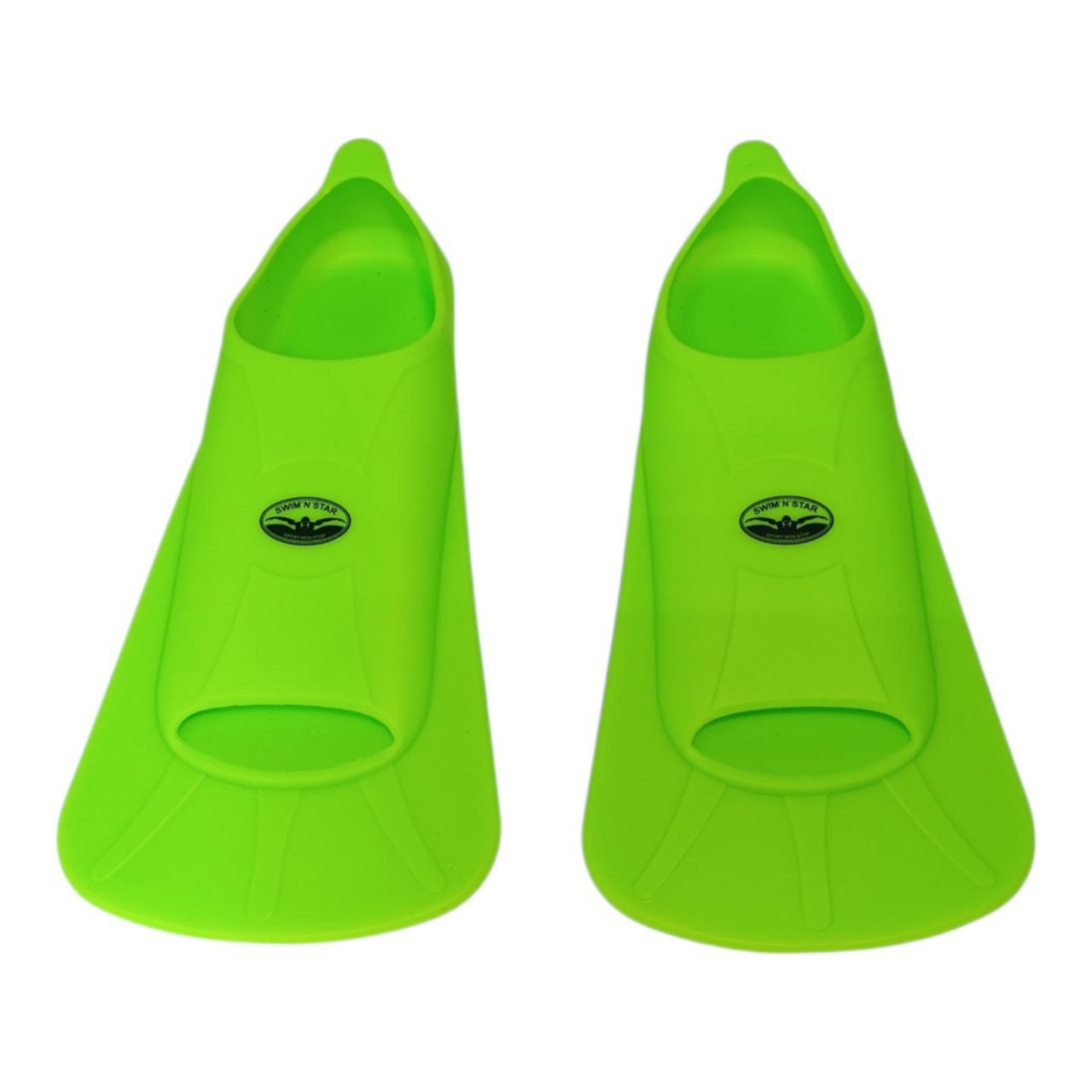 Ласти для плавання в басейні салатові TE-02-LGR-XXXS розмір 32-34