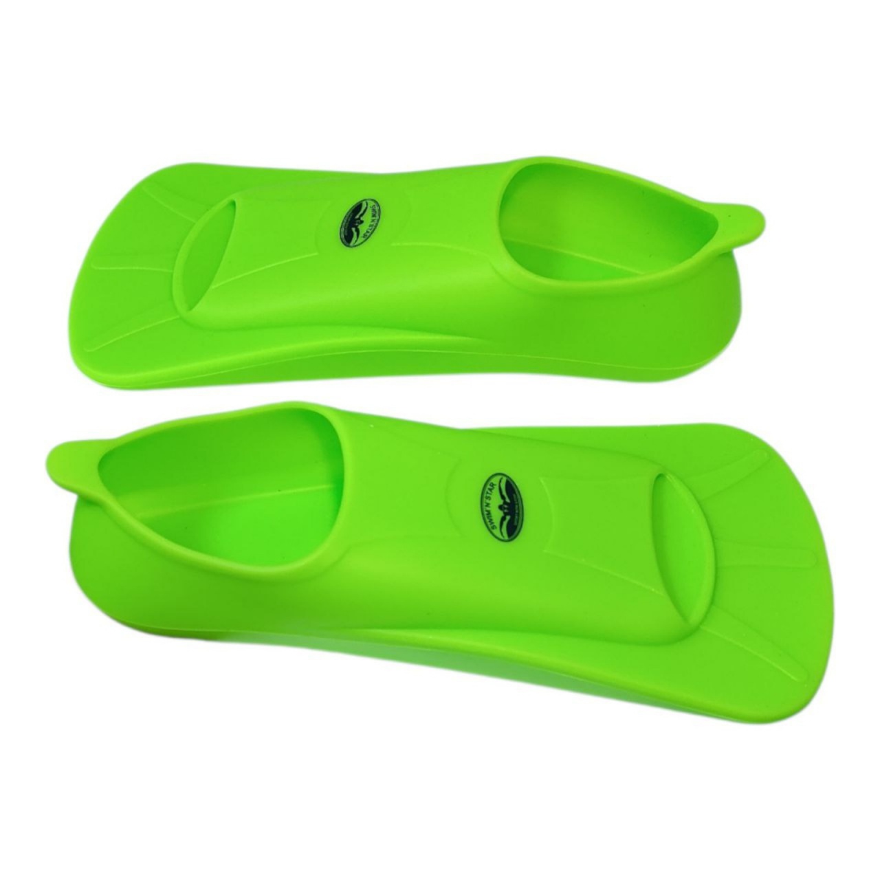 Ласти для плавання в басейні салатові TE-02-LGR-XS розмір 36-38