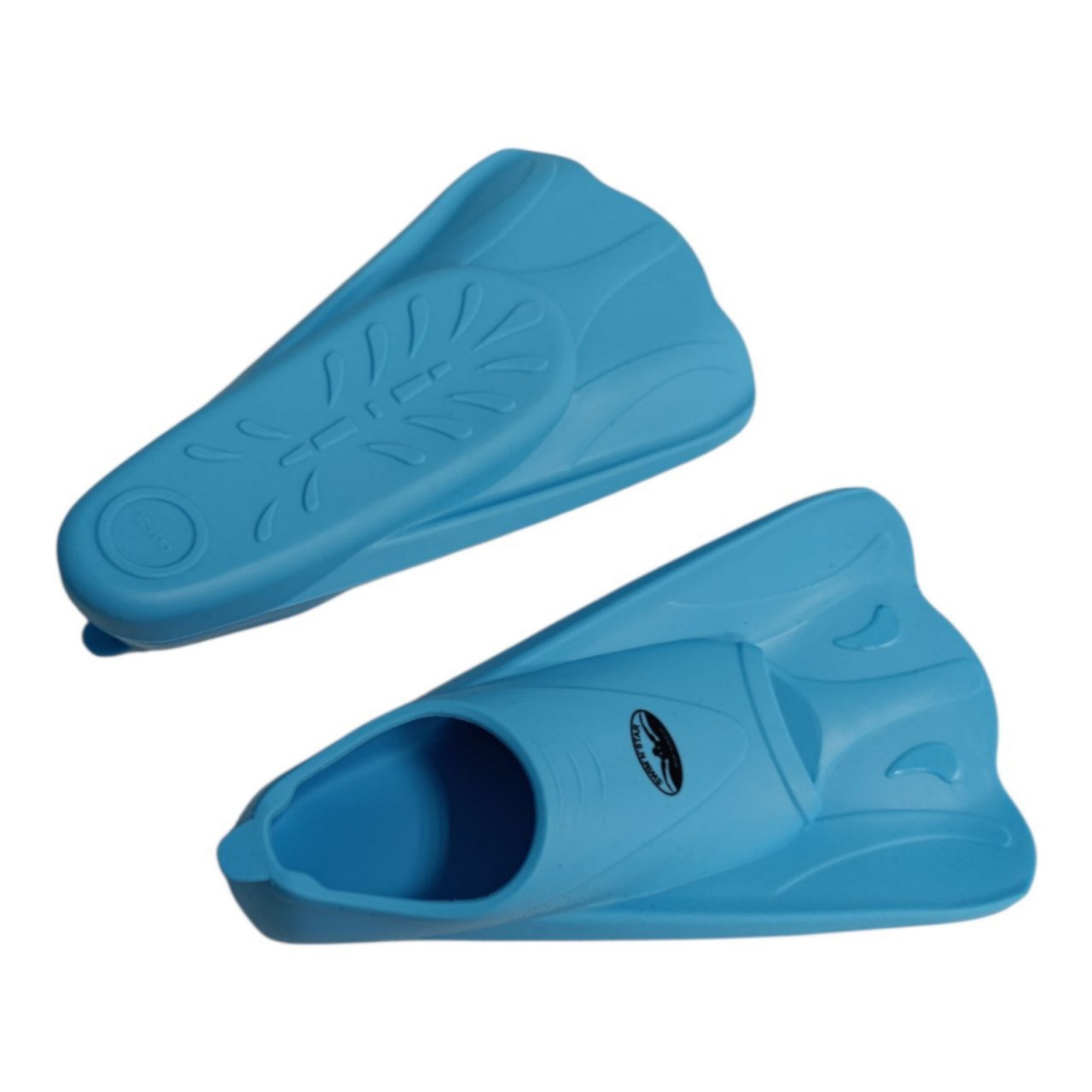 Ласти для плавання в басейні блакитні TE-HD-2729-AZ розмір 27-29
