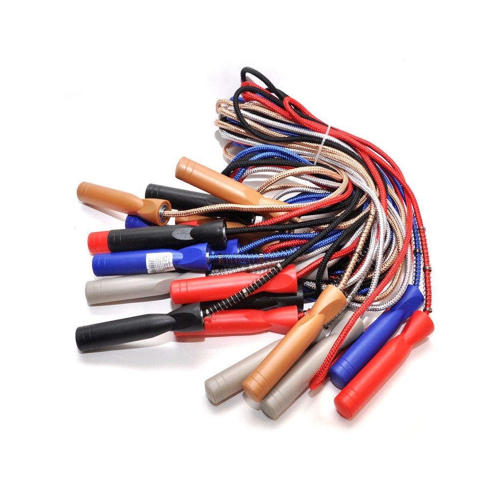 Скакалка із мотузковим шнуром та пружиною. В упаковці 10 шт.