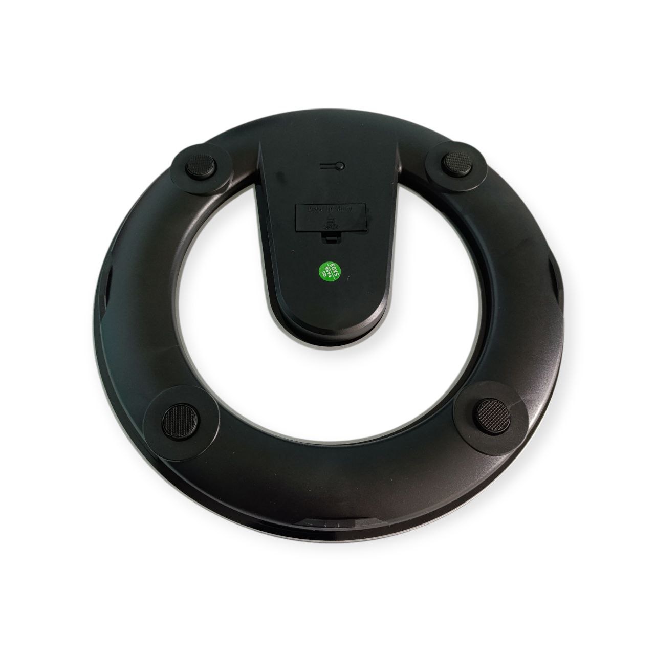 Ваги для підлоги електронні круглі чорні 2021А-black