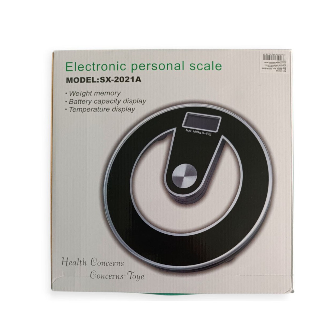 Ваги для підлоги електронні круглі фіолетові 2021А-purple