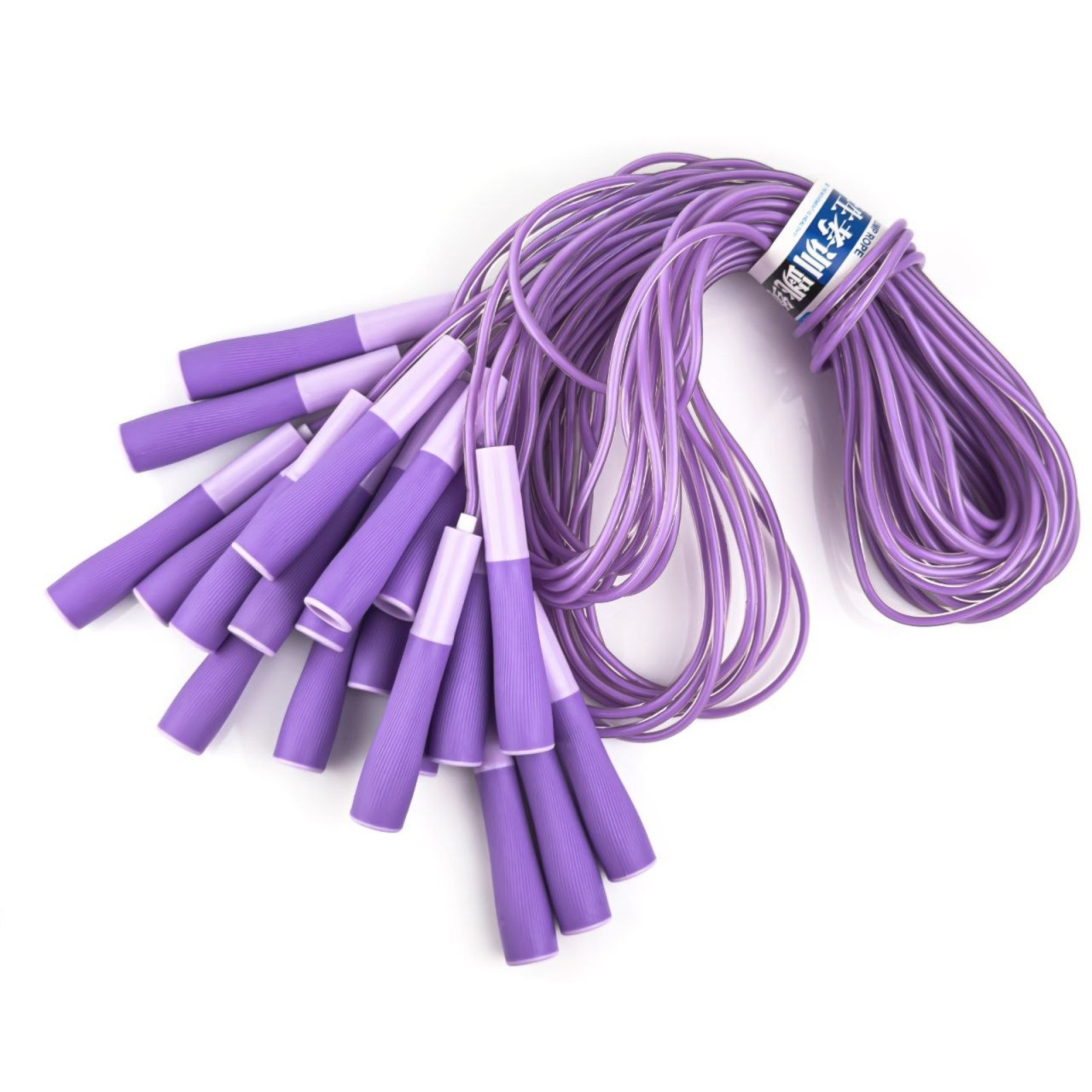 Скакалка дитяча з пластмасовими ручками 10 шт в упаковці TS-1790-Purple