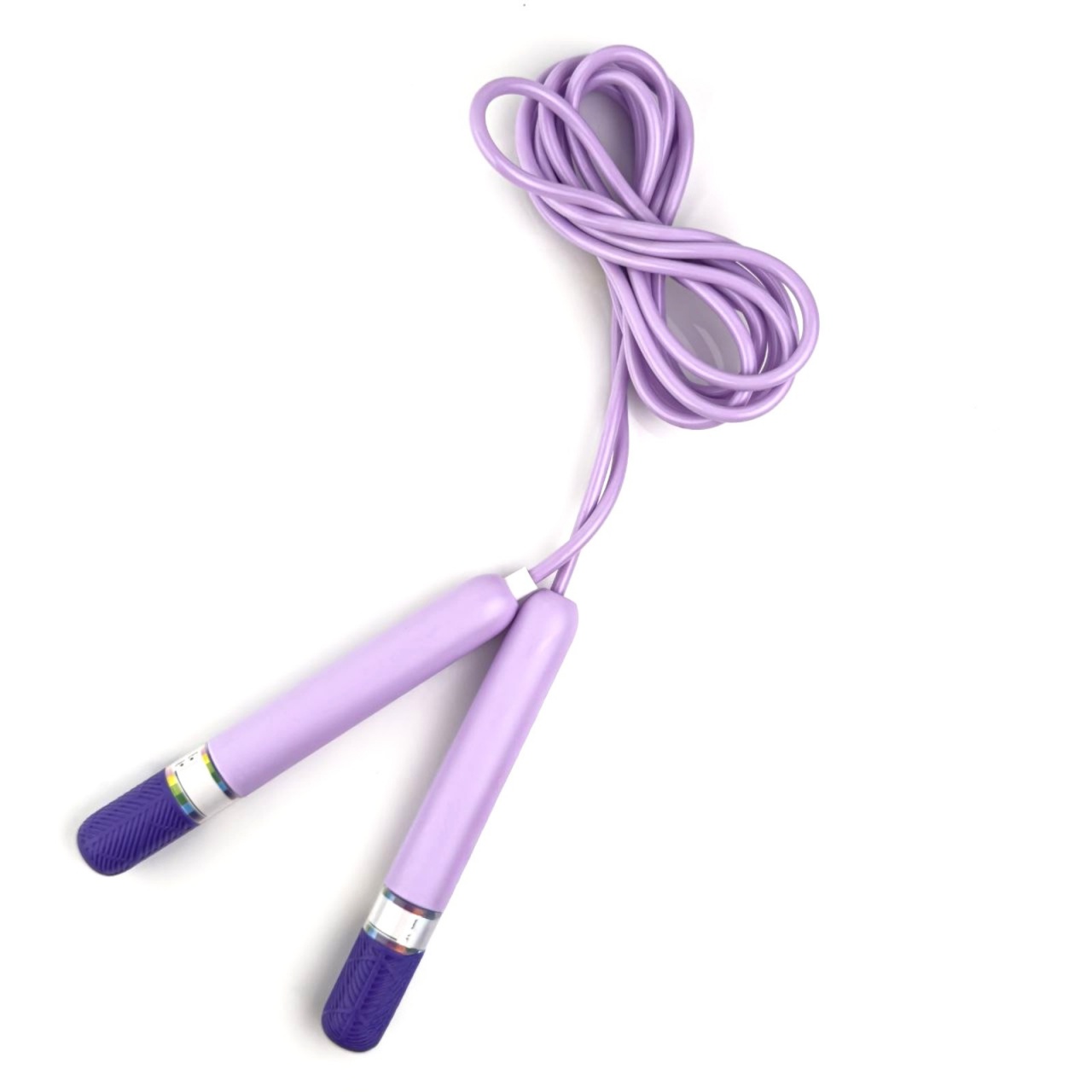 Скакалка дитяча з пластмасовими ручками 10 шт в упаковці TS-6086-Purple