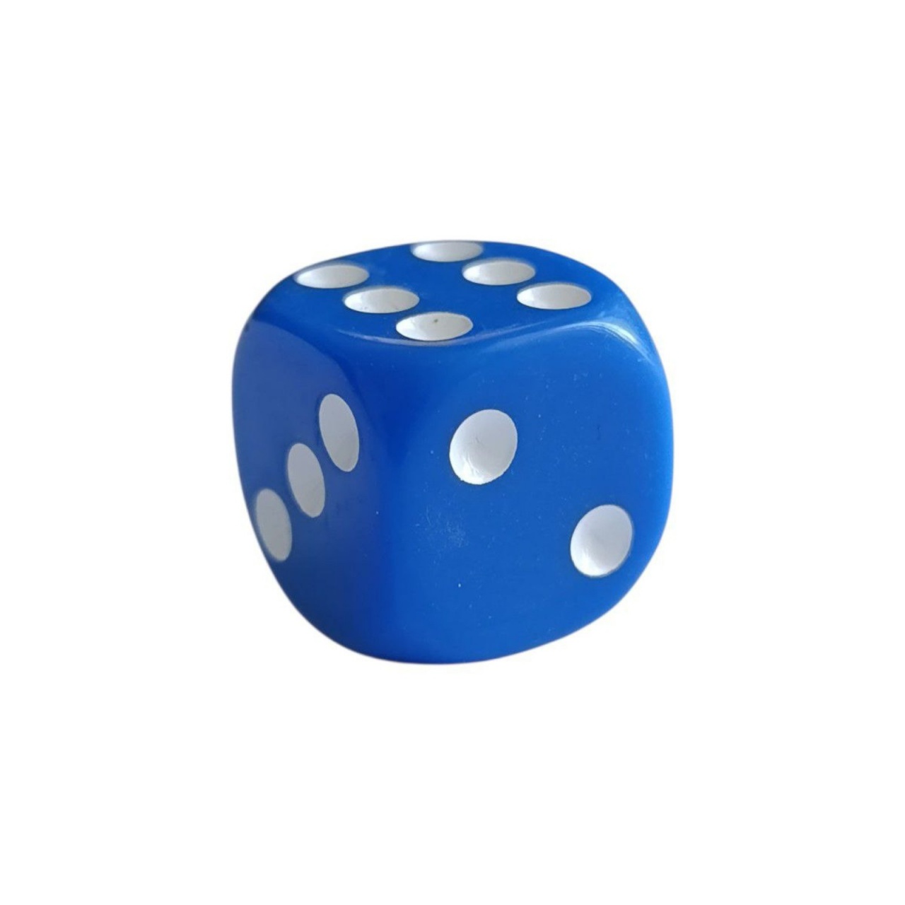 Кубик гральний 16 мм блакитний TZ-16Y-Blue+
